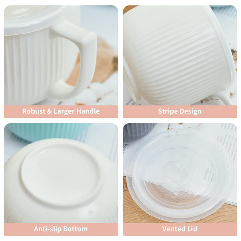 Hoilse airtight lid helps keep leftovers fresh and prevents spills