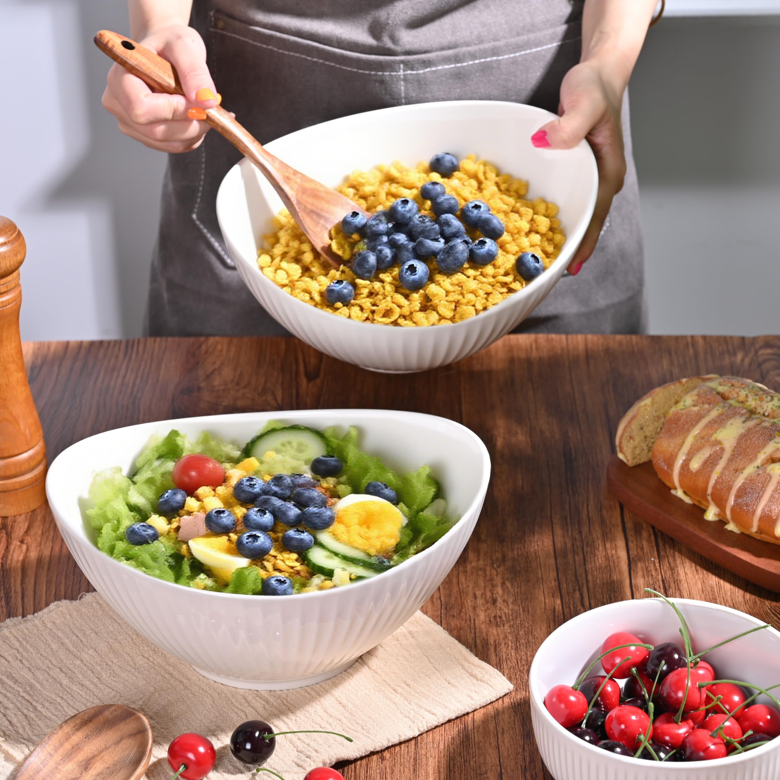 Hoilse bowl shown in oven-ready setup for baked salads
