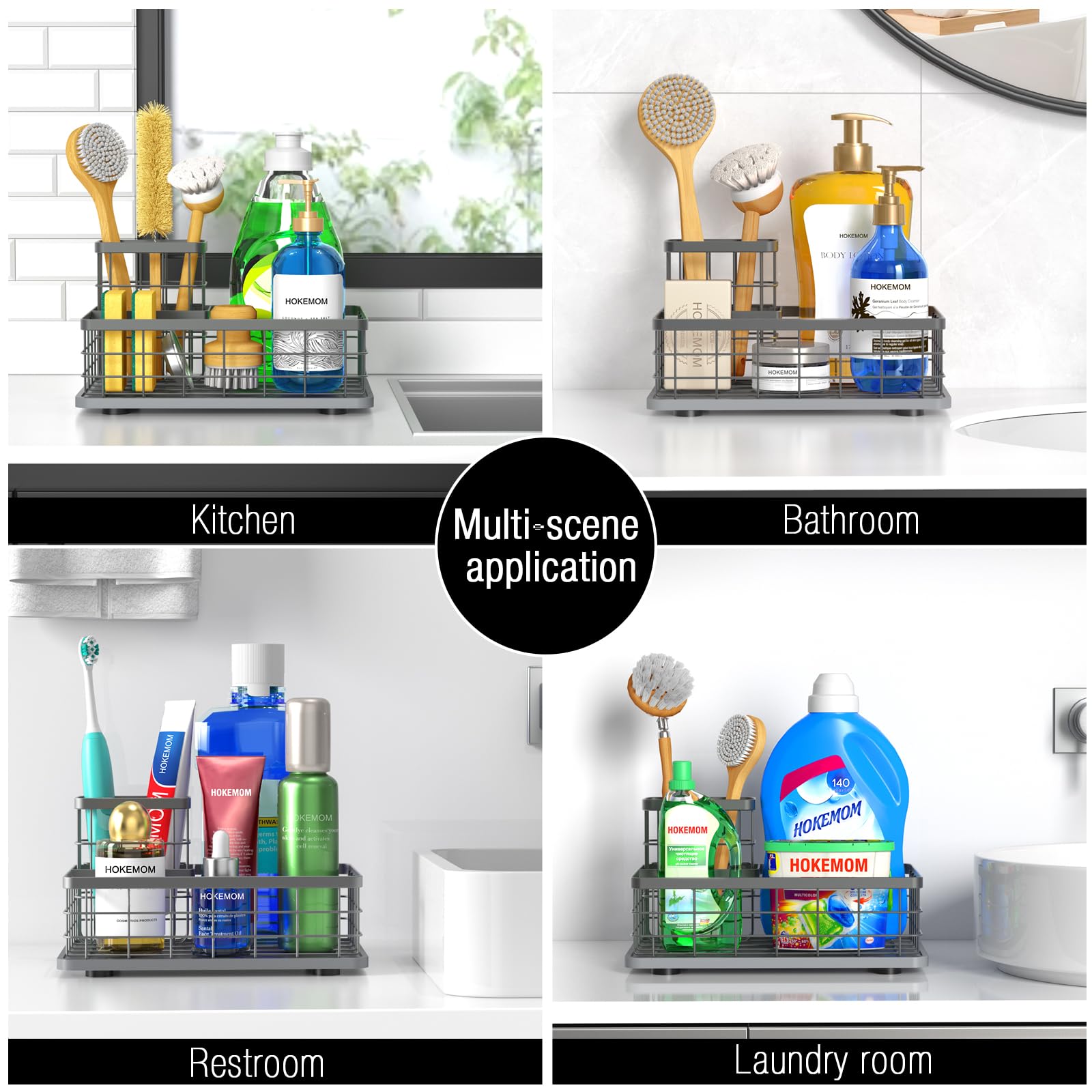 HOKEMOM versatile design for kitchen, bathroom, vanity, and laundry.