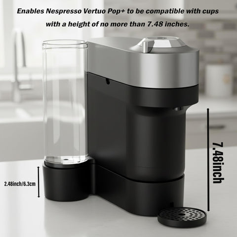 HOKKIEAM 2.5 inch elevation stand supports taller mugs like YETI Rambler 20 oz.