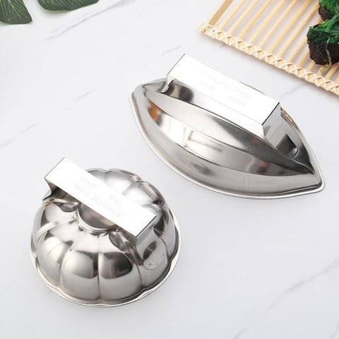 hokojix easy-release rice mould enables clean shaping