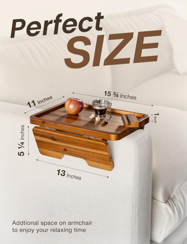 HOLANA 360° rotating phone holder on the tray supports hands-free viewing