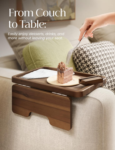 HOLANA foldable sofa tray offers portable convenience for small spaces