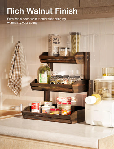 HOLANA assembly-friendly rack with screws enables quick kitchen setup