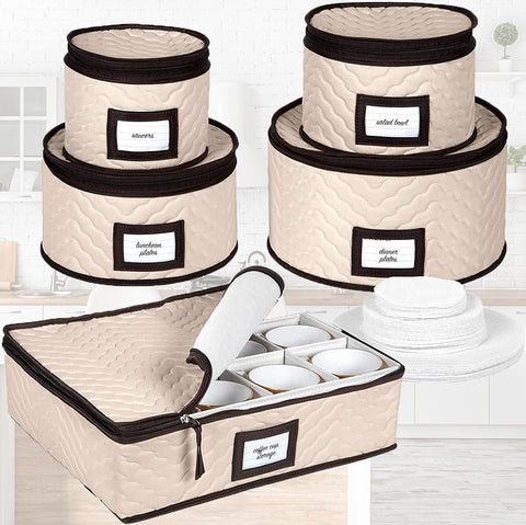 HOLDN’ STORAGE dishes-at-a-glance container design helps quick find.