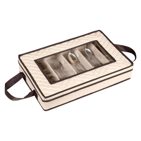 HOLDN' STORAGE compact case measures 16 x 10.5 x 3 inches.