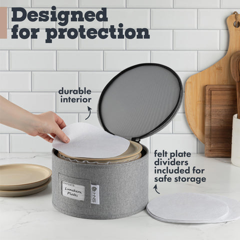 HOLDN’ STORAGE holds up to 12 pieces per container for a full service.