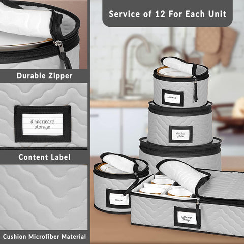 Holdn STORAGE safe packing solution for moving dinnerware.