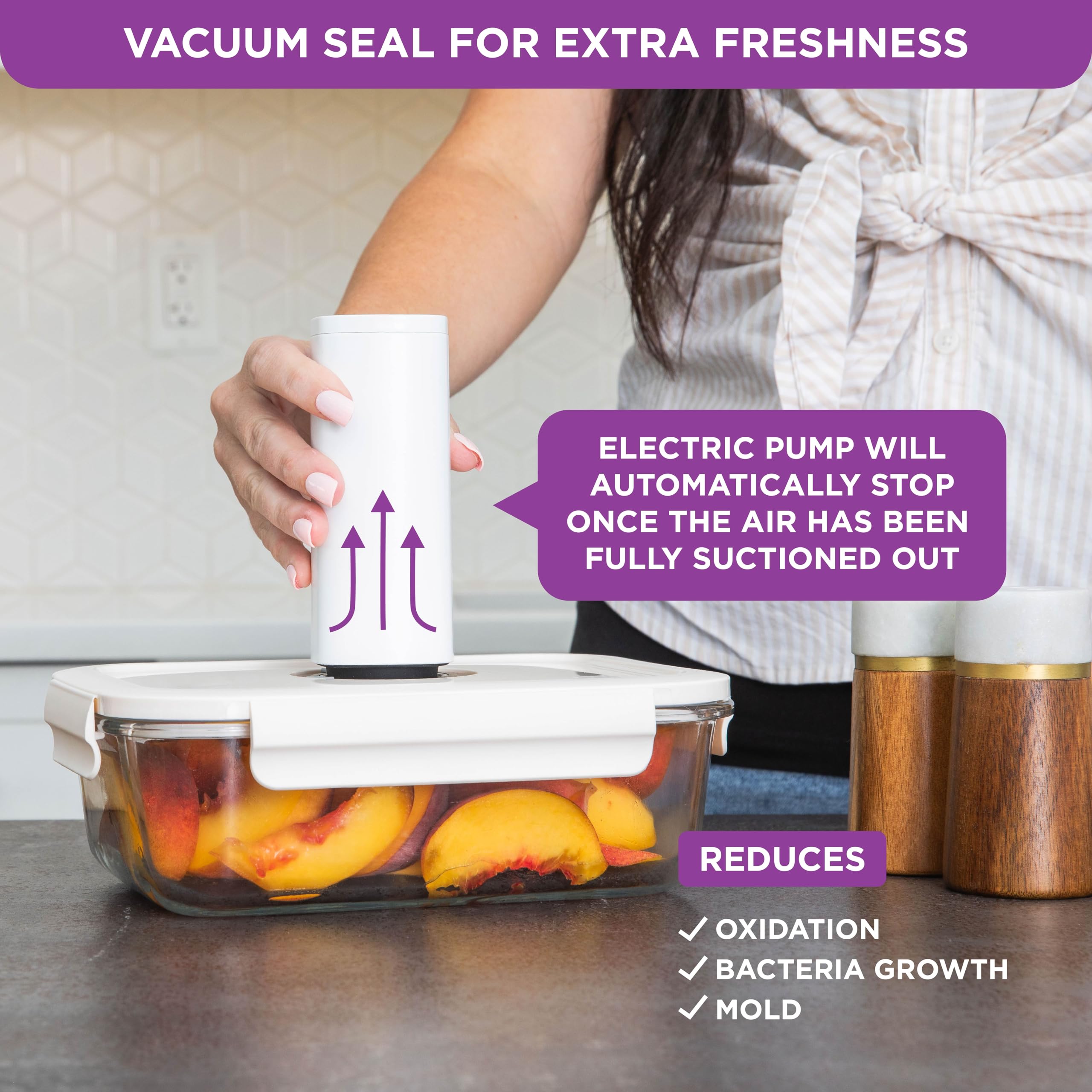 HOLDN’ STORAGE 800ml square container fits fridge shelves neatly