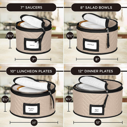 HoldnStorage seasonal storage solution keeps glasses, plates, mugs neatly organized