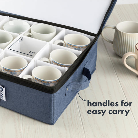 Holdn’ Storage denim blue long-term-use design supports seasonal storage.