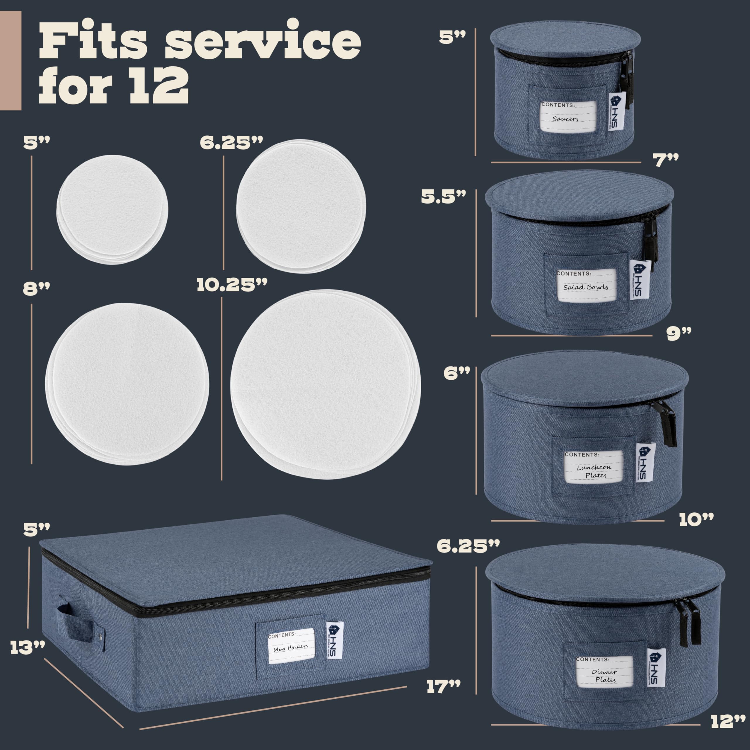 Holdn’ Storage denim blue padded interior cushions items during transport.
