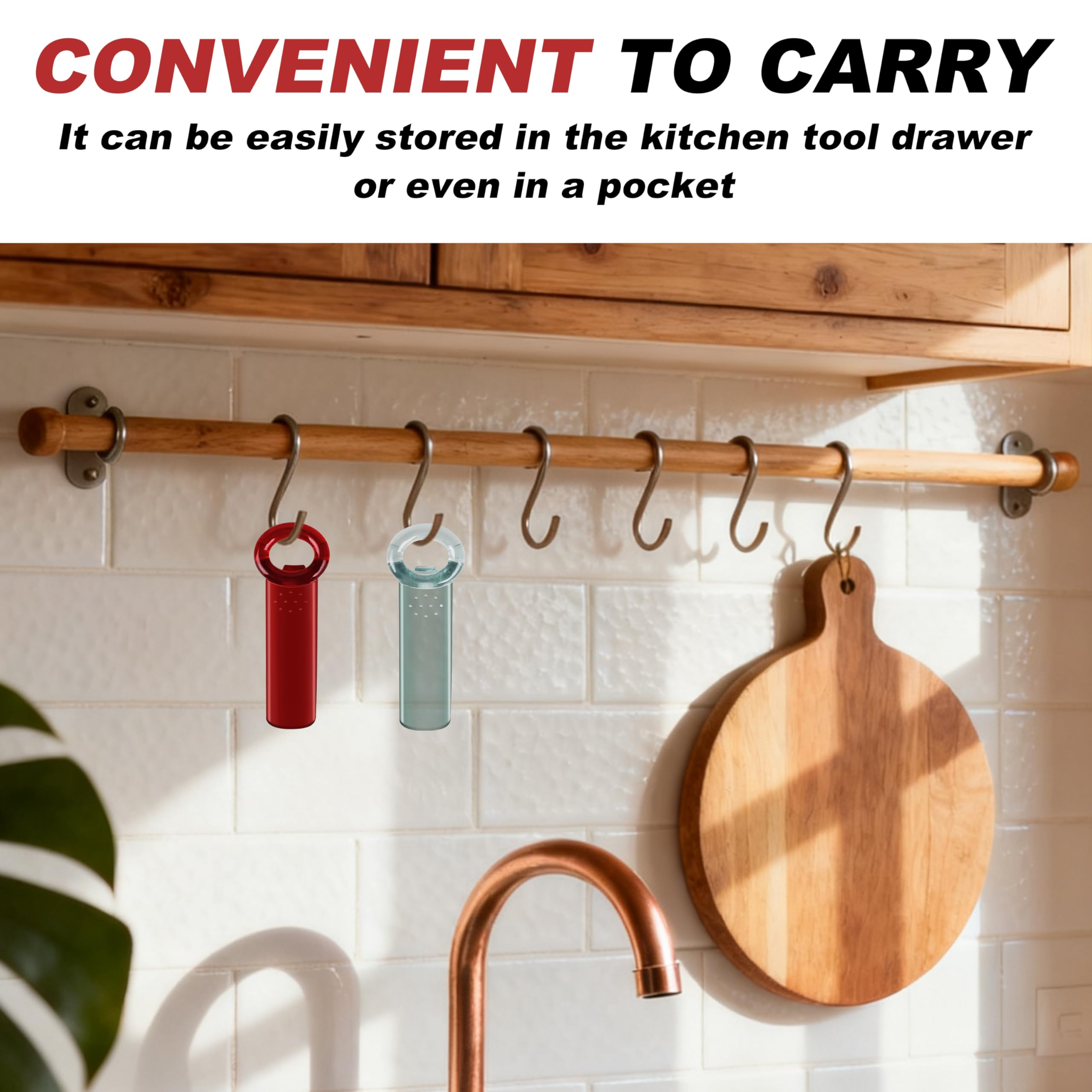 HOLEPU Jar Key Opener enables quick lid removal in the kitchen.
