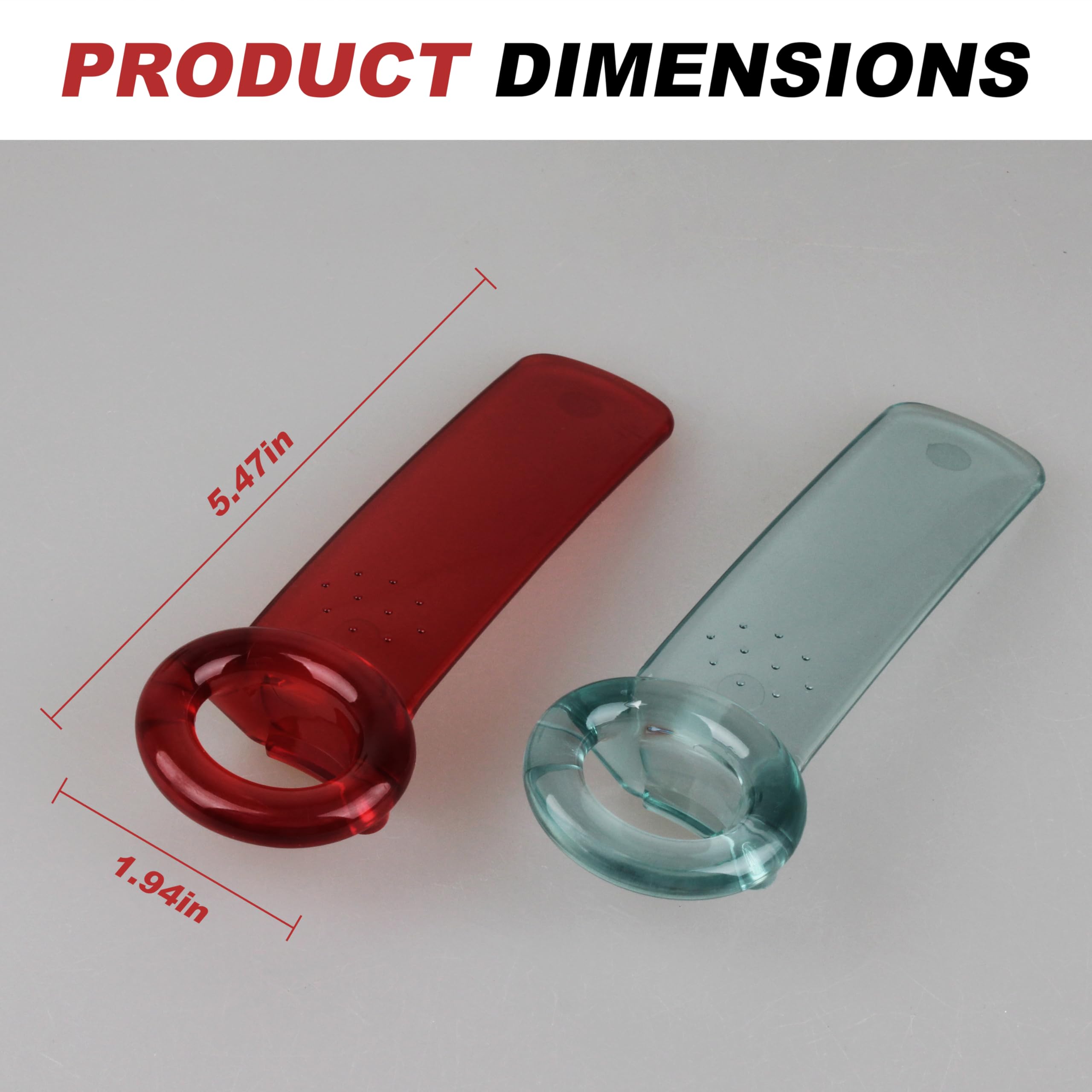 HOLEPU Jar Key Opener set of 2 for versatile kitchen use.