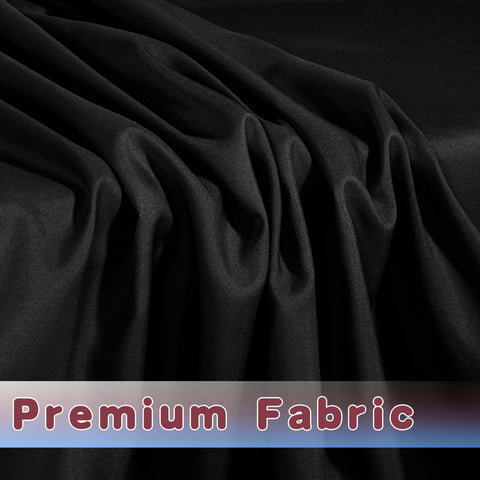 HolidayIdeas trade show table setup with sleek black cover