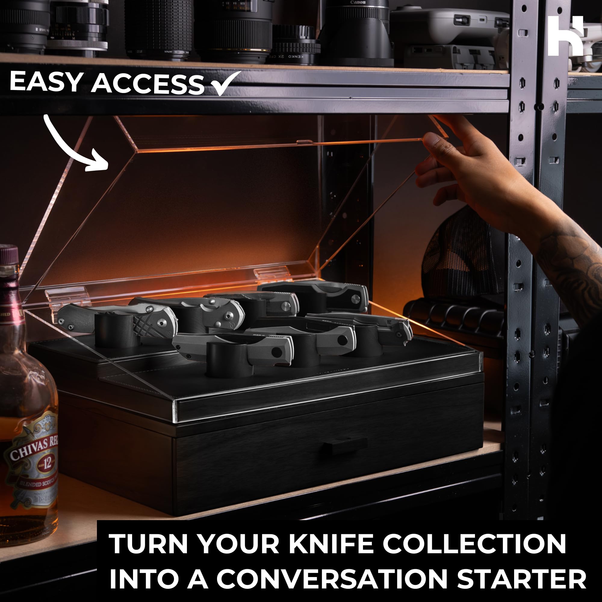 Ideal gift presentation with premium packaging for knife enthusiasts.