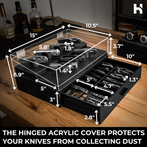Rotating the collection keeps the display fresh and inviting for guests.