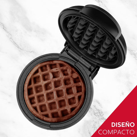 Holstein Housewares waffle maker vertical storage keeps your counter tidy.