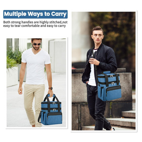 Holuxer insulated lunch bag skeleton-structure shows modern silhouette for urban carry.