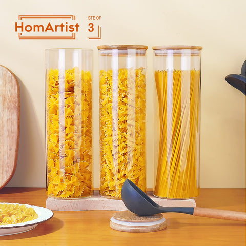 HomArtist bamboo lid closeup showing airtight seal for freshness