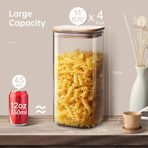 HomArtist label sticker set helps distinguish flours, sugars, and pasta efficiently.