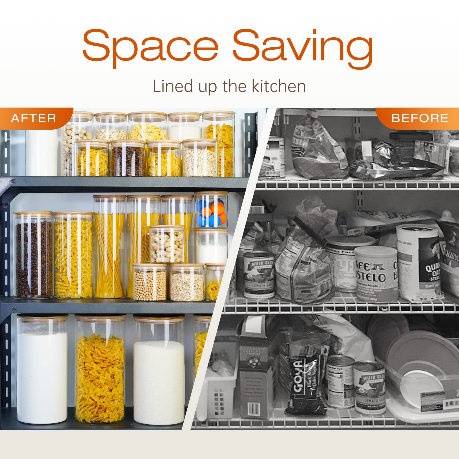 HomArtist label stickers kit helps organize flour sugar and pasta