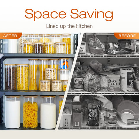HomArtist label stickers kit helps organize flour sugar and pasta