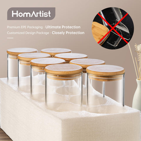 HomArtist modern kitchen jars enhance decor while organized.
