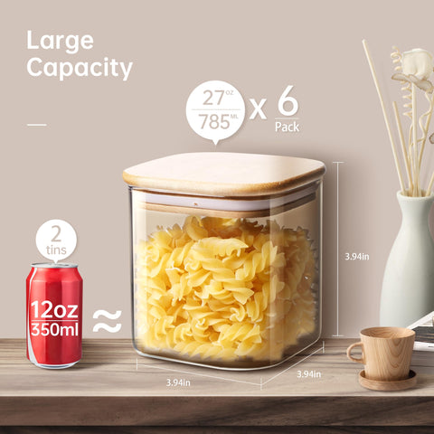 HomArtist pantry organization kit helps store cookies and nuts neatly.