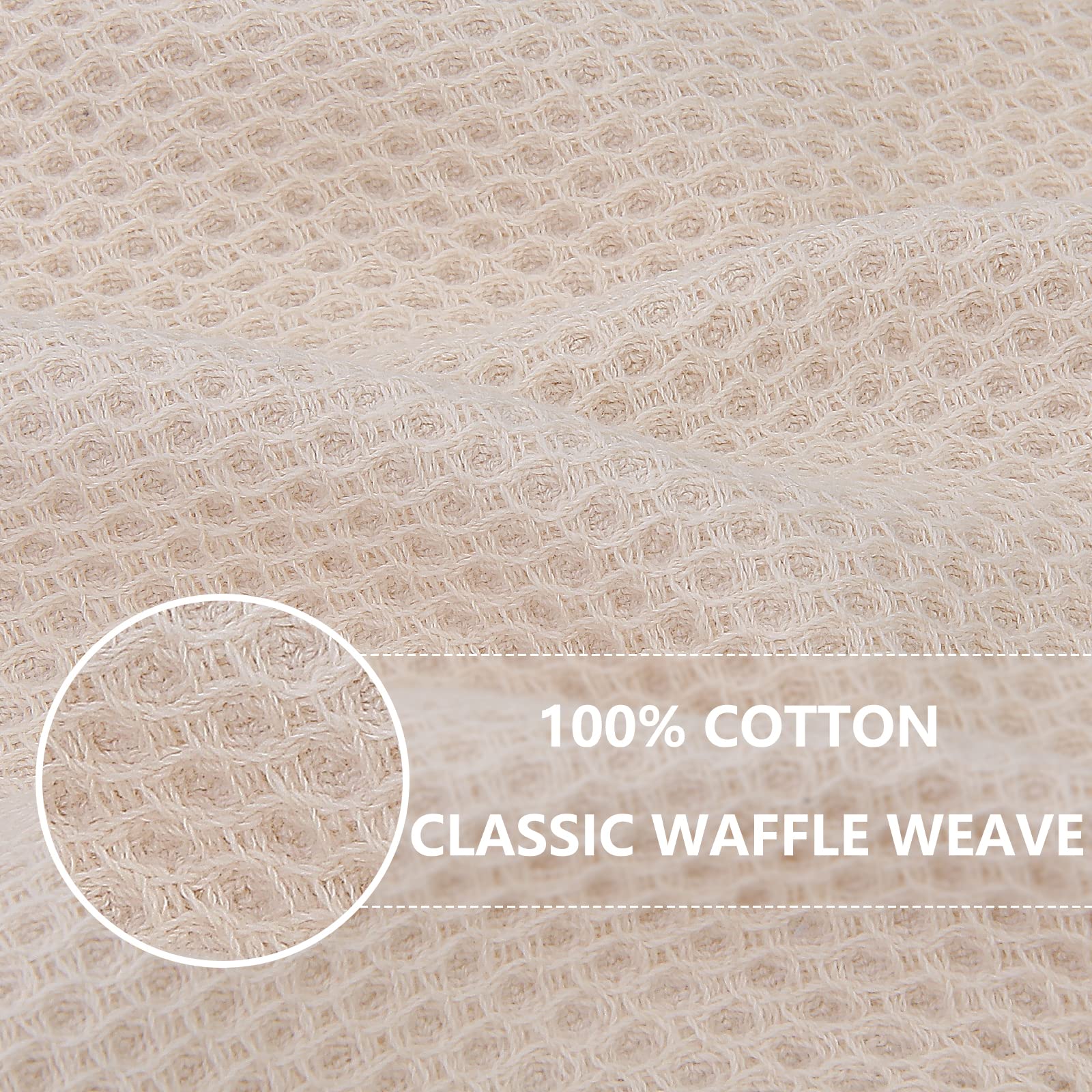 Homaxy 100% cotton dishcloths offer soft touch and durable performance for pots and plates.