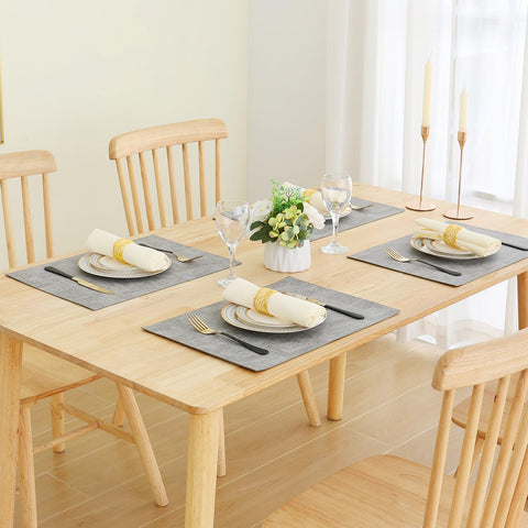 Homaxy 11.8x17 inch placemats offering ample table coverage