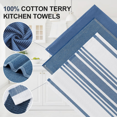 Homaxy 380 GSM absorbent terry rib design close-up highlights quick spill pickup.