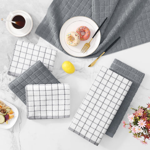 Homaxy 6-pack towels ready for daily kitchen tasks