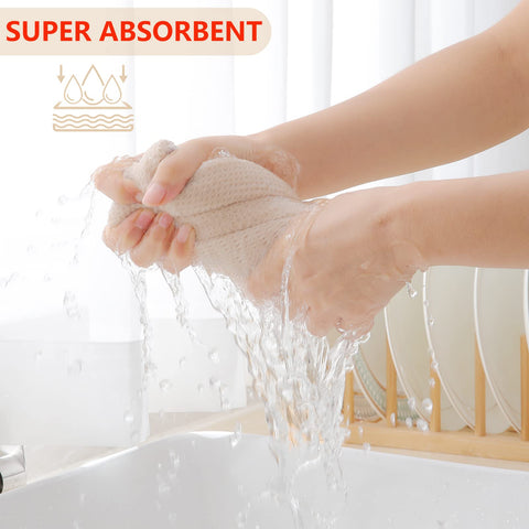 Homaxy 8-pack colored dishcloths brighten kitchens with durable performance.