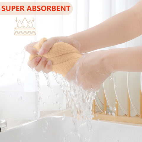 Homaxy quick dry waffle dishcloths, fast drying after washing and use