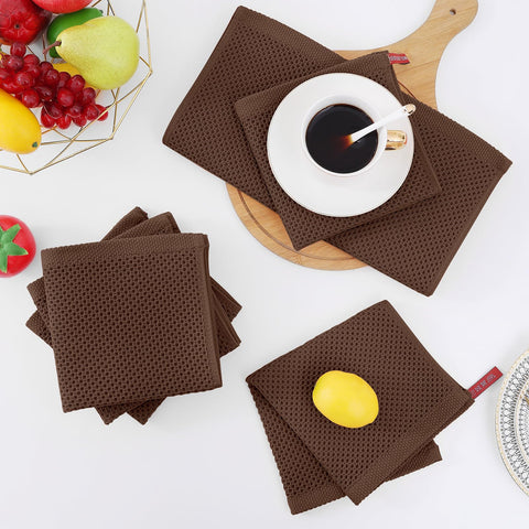 Homaxy colorful cotton dishcloths collection complements kitchen decor.