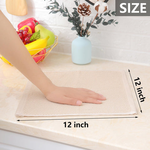 Homaxy 12-pack cotton towels are easy to care for and long-lasting.