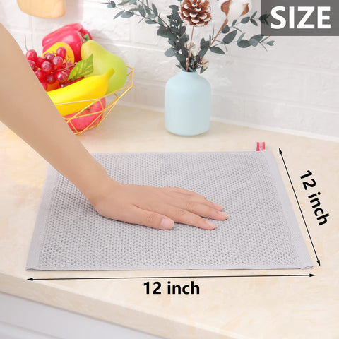 Homaxy 12x12 inch towels fit small sinks and tight spaces