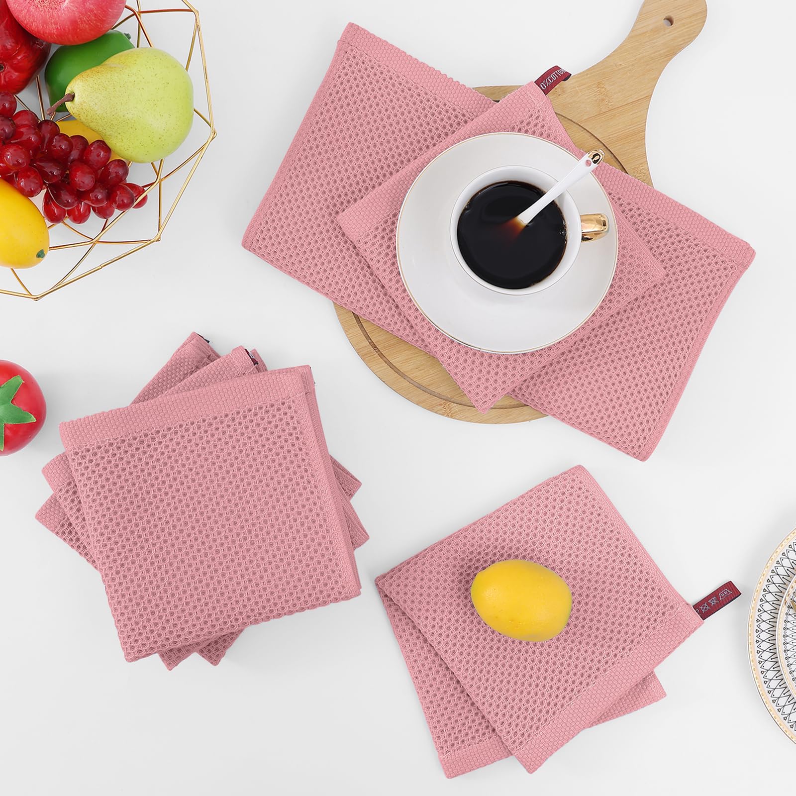 Homaxy durable weave towels soften with each wash for long use