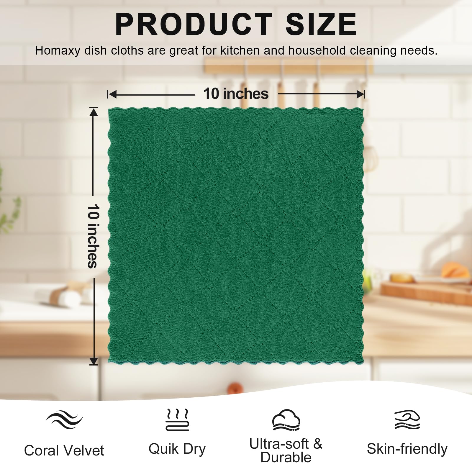 Homaxy easy-care fabric: machine wash cold and tumble dry low