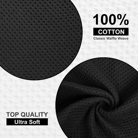 Homaxy soft cotton towels highlight gentle, scratch-free drying for cookware