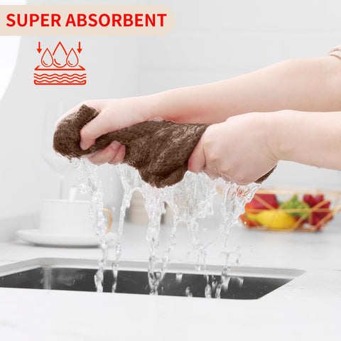 Homaxy dishcloth 13x28 inches provides generous coverage for wiping countertops.