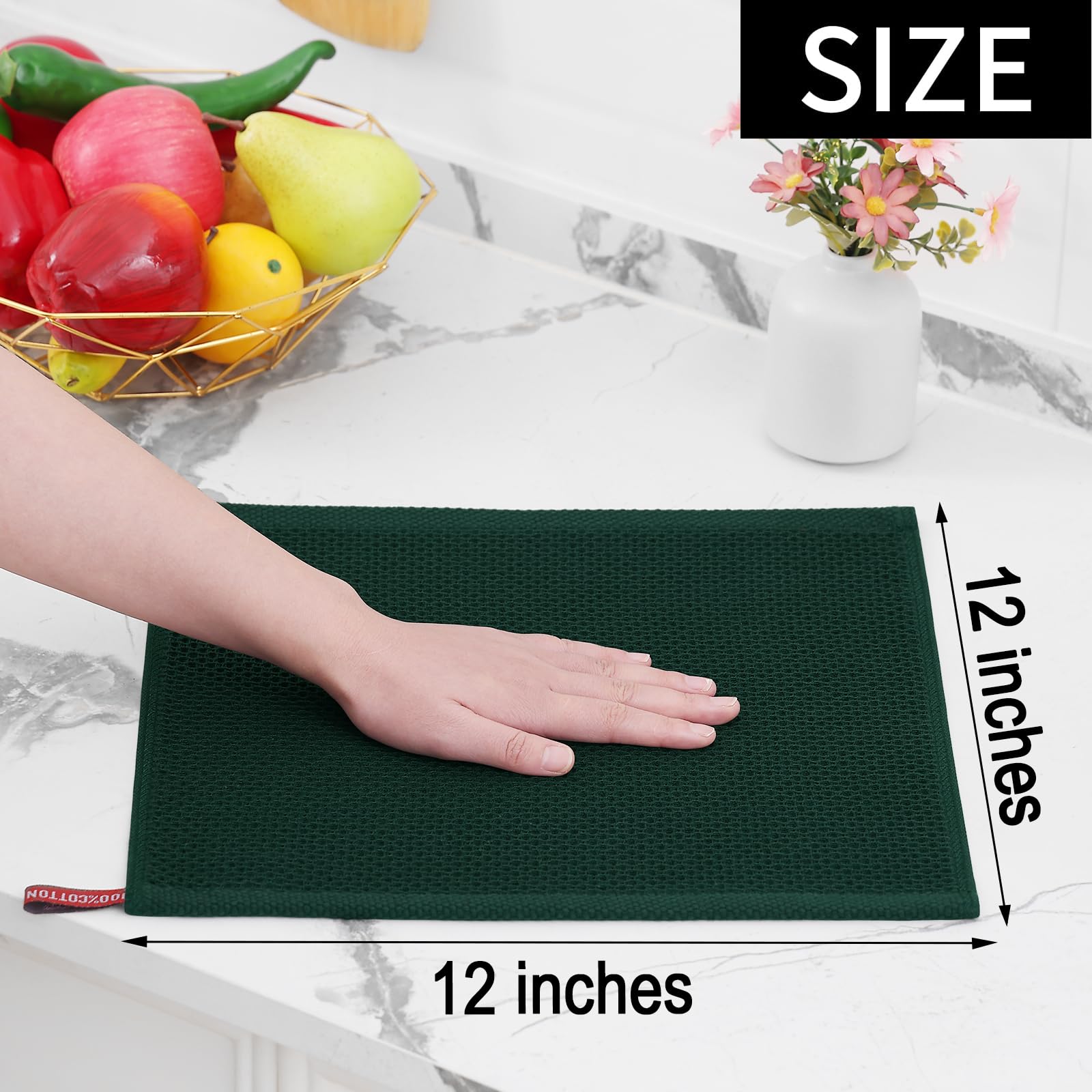 Homaxy 6-pack color variety helps coordinate kitchen decor