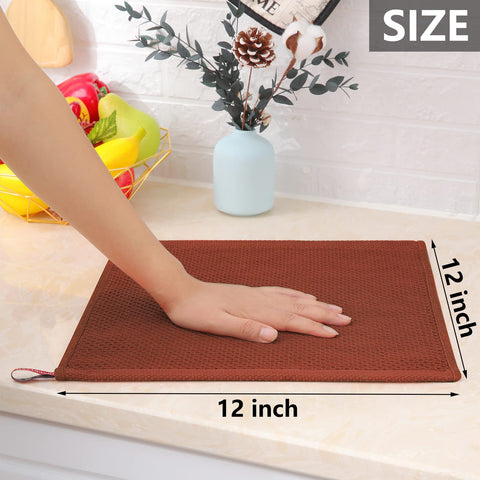 Homaxy rust-color cloth brightens kitchen tasks during daily use.