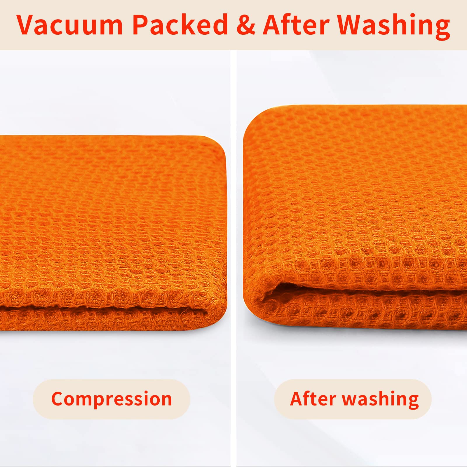 Homaxy dishcloths are easy to care with cold wash and low heat.