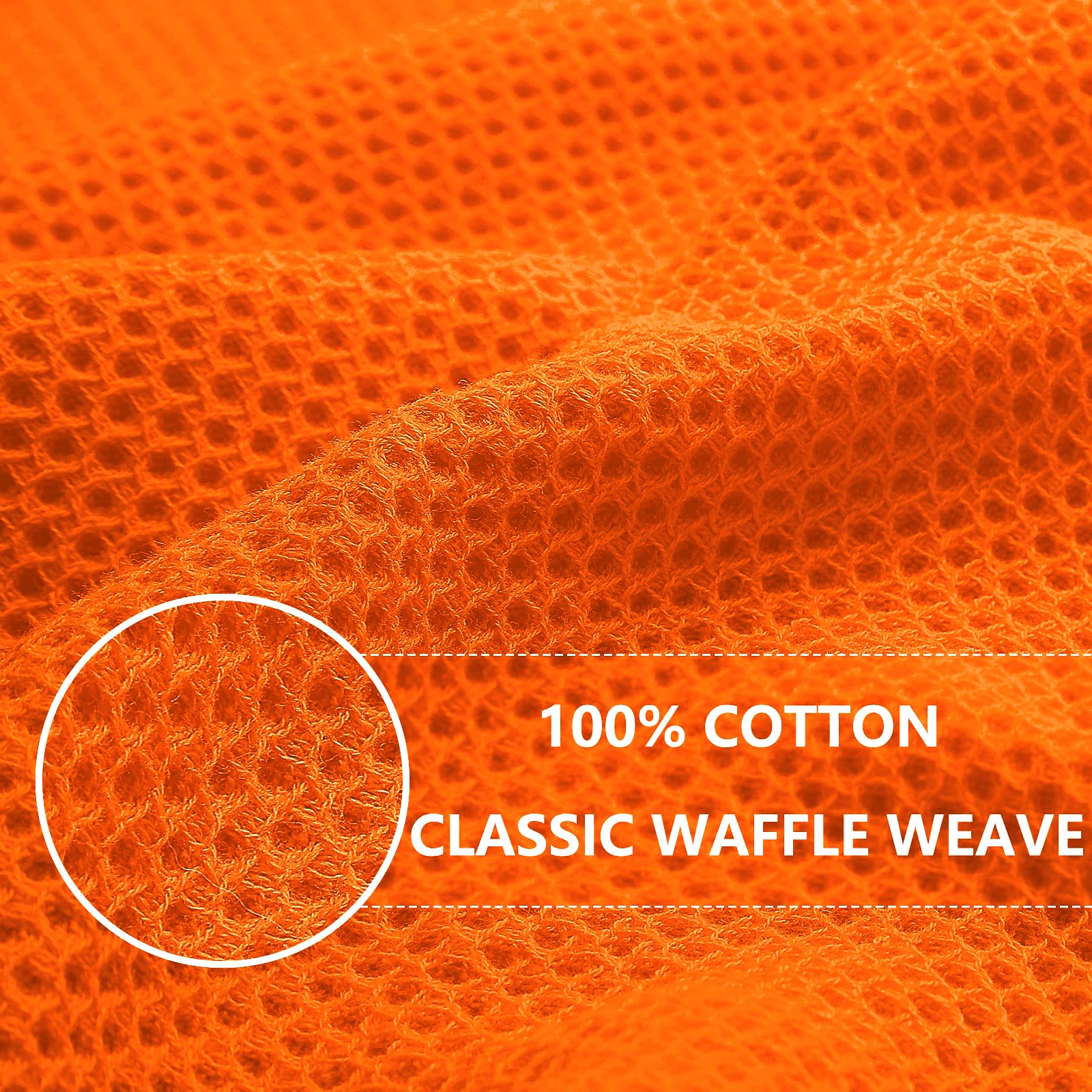 Homaxy dishcloth shows durable honeycomb weave for absorbent kitchen use.