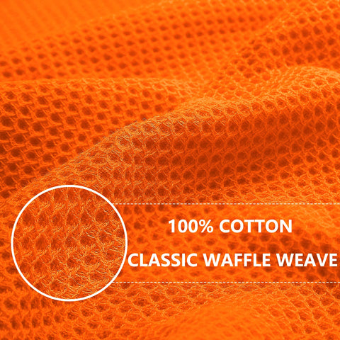 Homaxy dishcloth shows durable honeycomb weave for absorbent kitchen use.