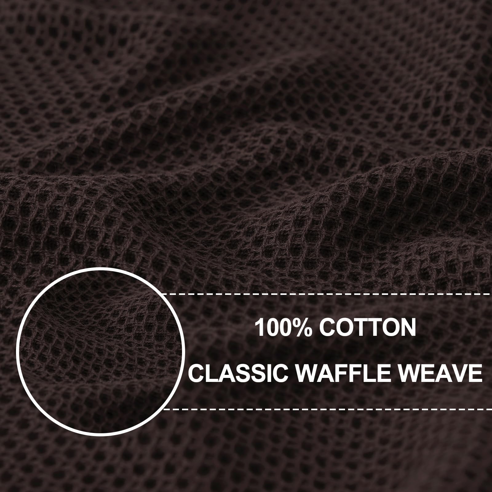 Homaxy dishcloth in honeycomb weave for lightweight, breathable, highly absorbent kitchen drying