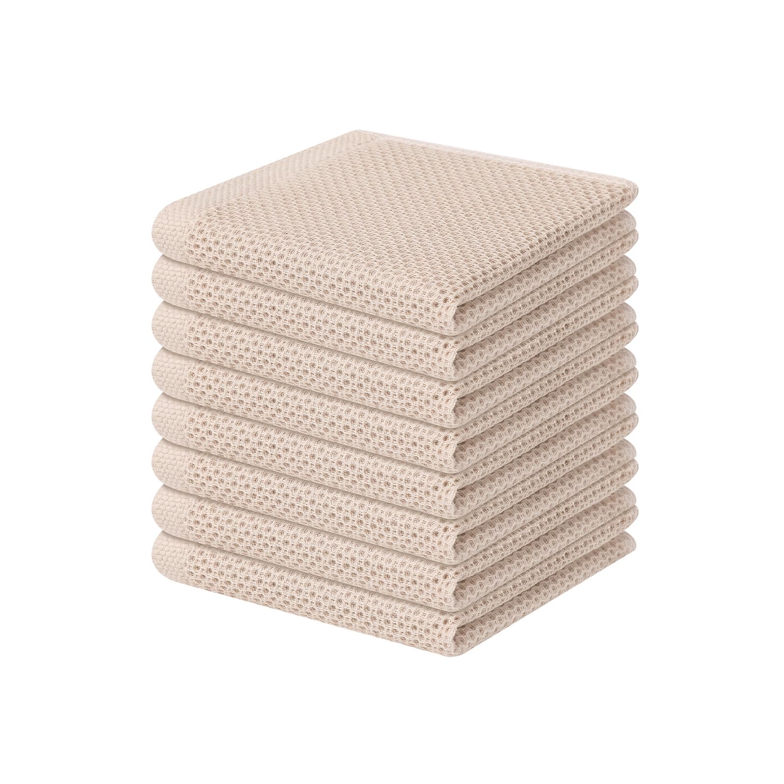 Homaxy dishcloths with waffle weave for soft cleaning of delicate cookware