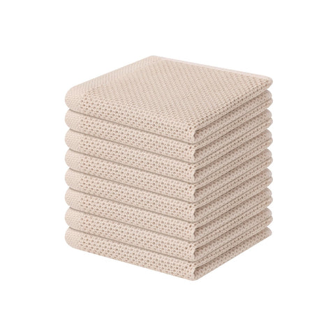 Homaxy dishcloths with waffle weave for soft cleaning of delicate cookware